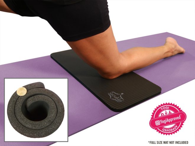 Pink SukhaMat Alleviate Yoga Knee Pain Yoga Knee Mat Pad Cushion 