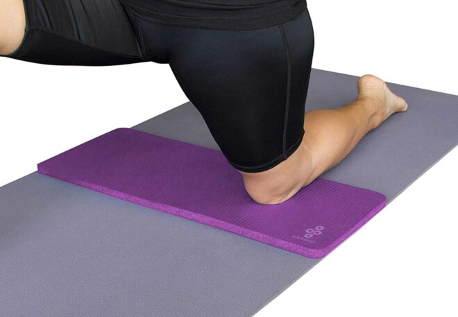 Dark Purple NBR Yoga Knee Pad by SukhaMat